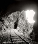 San Luis Potosi, Mexico, 1890s. Tunnel 3, Tamasopo Canyon